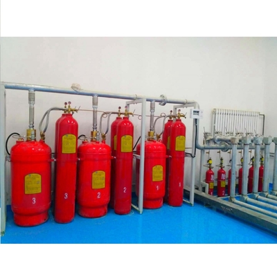 نظام شبكة الأنابيب FM200 عالي السلامة 70L - 180L HFC 227ea نظام مكافحة الحرائق