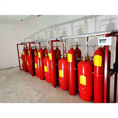 نظام تدفق المكبس 90Ltr FM200 معدات مكافحة الحريق