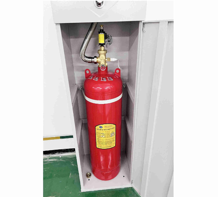 نظام مكافحة الحرائق Fm200 Heptafluoropropane نظام التحكم في المنطقة الواحدة مع أسطوانات 90L
