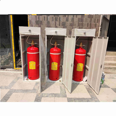 90L نوع Hfc 227ea FM200 نظام إطفاء الحريق مع مناطق متعددة