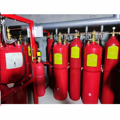 شبكة الأنابيب FM200 نظام إطفاء الحريق 120L نظام إطفاء الحريق التلقائي