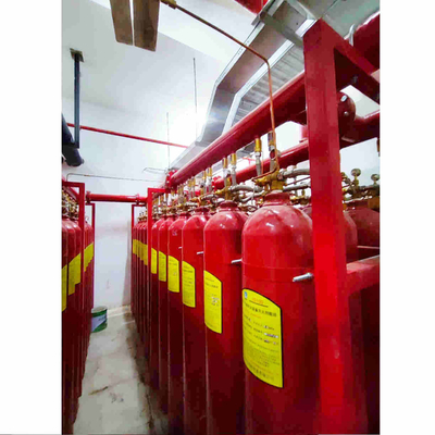 IG 100 نظام مكافحة الحرائق للغازات الخاملة مع 70L - 90L نوع شبكة الأنابيب