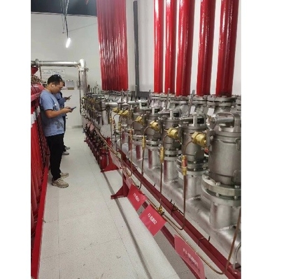 IG100 نظام مكافحة الحرائق للغازات الخاملة سلندر 70L - 90L نظام مكافحة الحرائق
