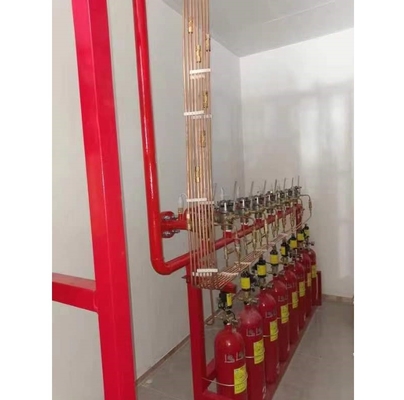 IG100 غاز غير فعال نظام مكافحة الحرائق سلندر حجم 70L - 90L الفيضانات المغلقة