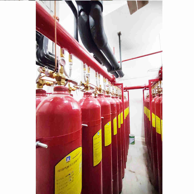 الأحمر 70L - 90L IG100 نظام مكافحة الحرائق النيتروجين شبكة الأنابيب