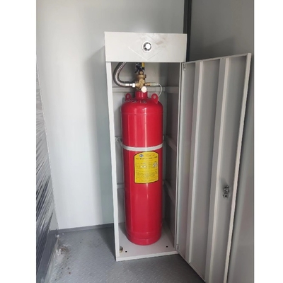 FM200 نظام مكافحة الحرائق للخزانة 120L سعة مغلقة الفيضانات DC 24V 1.5A