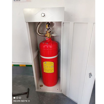 120L FM200 HFC227ea مطفأة غاز أسطوانة حمراء 2.5 MPa