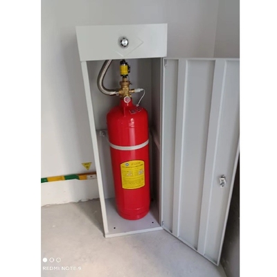 120L FM200 HFC227ea مطفأة غاز أسطوانة حمراء 2.5 MPa