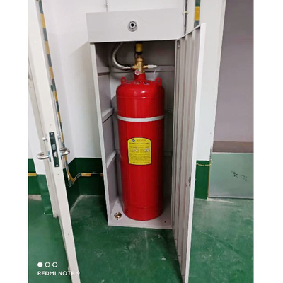 Hfc-227ea / FM200 نظام إطفاء حريق أوتوماتيكي نوع خزانة