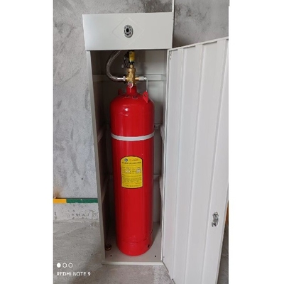 100L FM200 Hfc-227ea المقصورة مطفأة الحريق زجاجة واحدة 2.5MPa