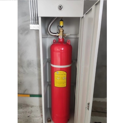 100L FM200 Hfc-227ea المقصورة مطفأة الحريق زجاجة واحدة 2.5MPa