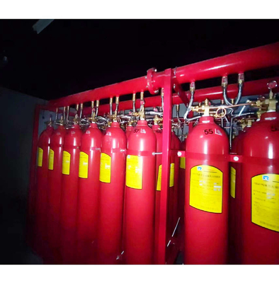 نظام إطفاء الحرائق الغازي IG541 غير القابل للاشتعال مع النيتروجين الأرجون و CO2