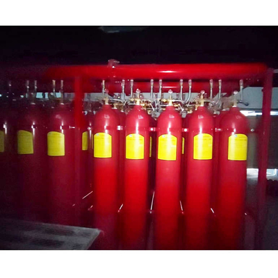 15MPa IG541 جهاز إطفاء الحريق شبكة الأنابيب نوع الفيضان الكامل