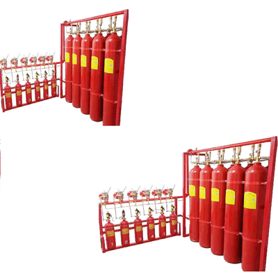 20Mpa IG541 نظام إطفاء الحريق بالغاز 80L 82L 90L خليط عالية الكفاءة