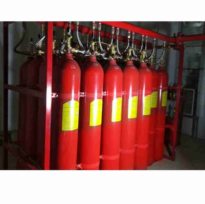 نظام إطفاء الحريق الأحمر IG100 20MPa نظام إطفاء الحريق بالغاز المختلط
