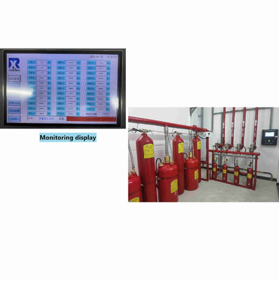 FM200 الاستجابة السريعة HFC 227ea نظام إطفاء الحريق مراقبة الرابط عن بعد