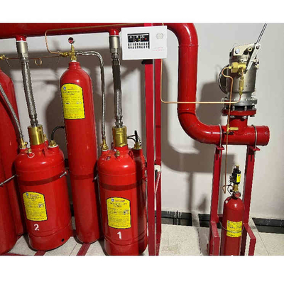 4.2MPa أحمر FM200 نظام إطفاء حريق غازي تلقائي عديم اللون