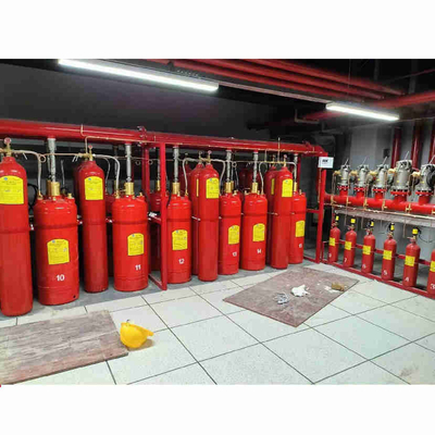 أمان عالي HFC-227ea FM200 نظام تدفق المكبس نظام قمع الغاز شبكة الأنابيب
